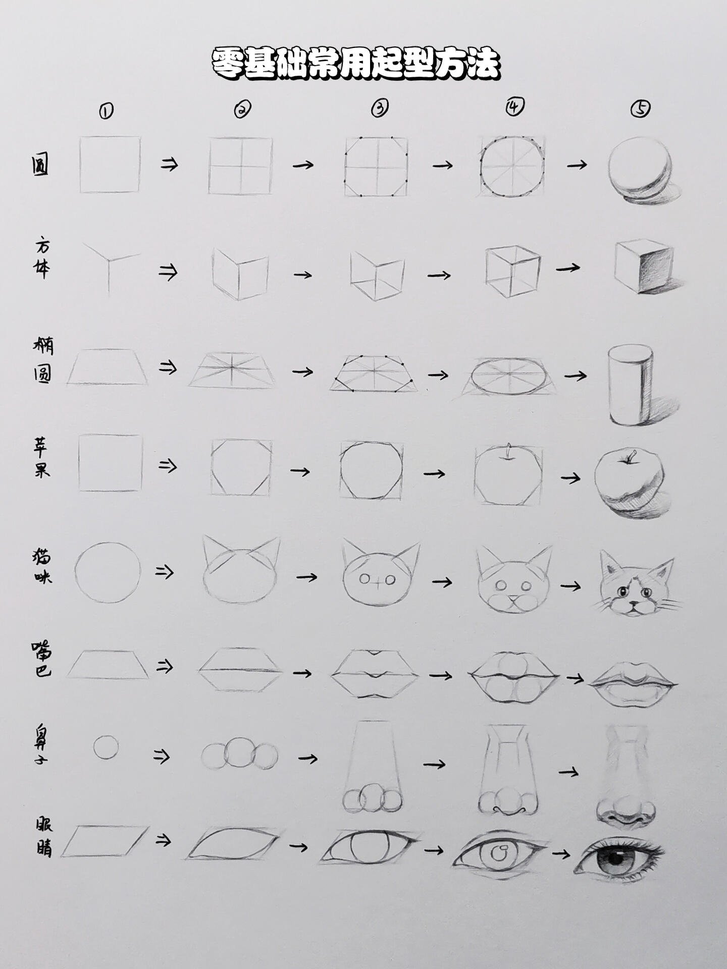 素描和简笔画先学哪种图片