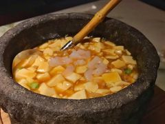 石锅鸡汤豆腐-绿茶餐厅(王府井永宁门店)