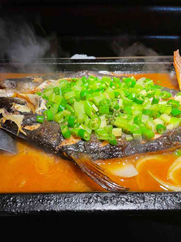 夯鱼烤鱼(中央商场店)-"挺好吃的,就是店有点暗,空气稍微不太好.