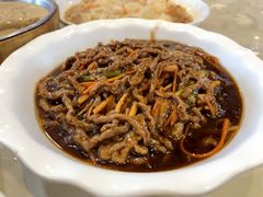 鱼香锅巴肉丝-刘胖子家常菜·蹄花焖藕(兴业店)