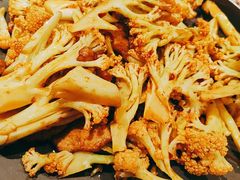 干锅有机花菜-添福来墨鱼饺子 · 海鲜东北菜(泡崖店)