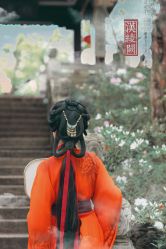 -后宫·古装汉服京剧儿童亲子全家福摄影