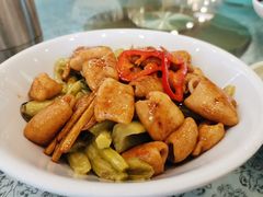 自制水绿菜炒大肠-客家汇·客家传承菜(水库店)