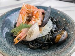 海鲜墨鱼意面-拾挚扒房(招商花园城店)