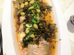 雪菜黄花鱼蒸肉饼-港丽餐厅(高德置地店)