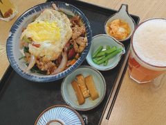 窝蛋肥牛定食-茶米烧腊茶餐厅(石龙店)