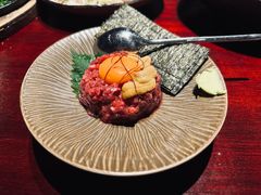 生牛肉拌海胆-九州酒场ひこぞう(1号店)