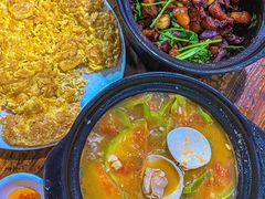 西瓜煲-海口滨海新村143号海南老字号炒菜店