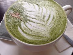 抹茶拿铁-当绿咖啡馆