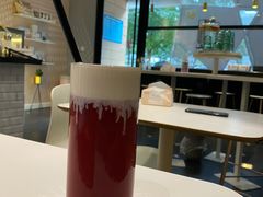 杨梅茉莉奶盖茶-双风车咖啡馆 Twin Windmills(六道口店)