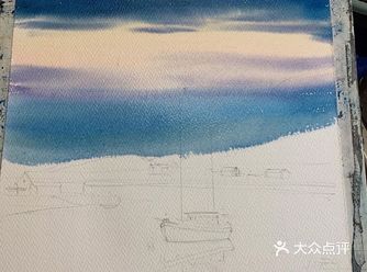 原来优美的水彩风景画️是这样画出来的~