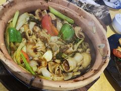 酸菜啫大肠-天宝食坊·啫啫煲大排档(西华路店)