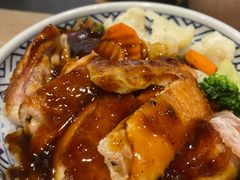 照烧鸡排饭沙拉套餐-吉野家(红博中央公园店)