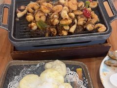蒜蓉粉丝蒸娃娃菜-大丰收海鲜地方菜馆