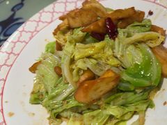 馕炒莲花白-撒拉花儿·新疆菜·清真(太阳宫店)