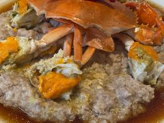 膏蟹蒸肉饼-香山家宴