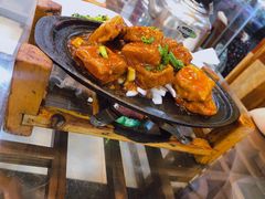 铁板毛豆腐-徽州美食(三十年老店)