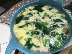 蟹肉棒菠菜蛋花汤-金香匯晚茶(浑南店)