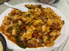 新疆炒面片-阿布都新疆音乐美食城(长湖路店)