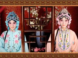 -后宫·古装汉服京剧儿童亲子全家福摄影