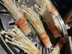 金针菇五花肉-九田家黑牛烤肉料理(太原迎泽区同至人店)