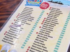 -Jonah's Fruit Shake & Snack Bar