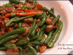 年夜饭--杭椒牛柳&nbsp;2分-董府·古宅餐厅