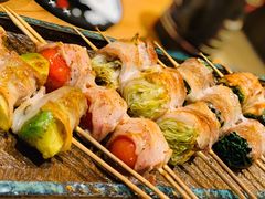 五花肉卷牛油果串-九州酒场ひこぞう(2号店)