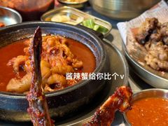 -草家酱蟹炭火烤肉店(珲春南路一店)