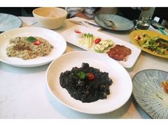鲜墨鱼蛤蜊烩饭-IL Forno 意坊·意大利餐厅(花园店)