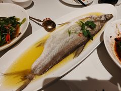 鸡汁蒸太湖白刁鱼-羲和雅苑•北京烤鸭(国贸商城店)