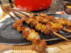 烤红柳枝羊肉串-京炭铜锅涮肉·羊蝎子·羊肉炉(保利·时光里店)