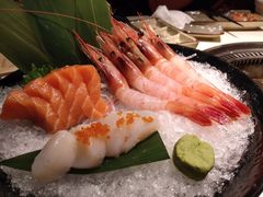精品刺身拼盘（三拼）-赤坂亭M9和牛烧肉·日料398放题(万达店)