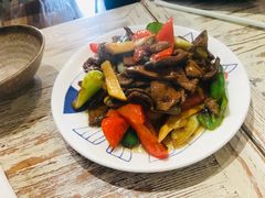 小炒猪肝-十面欢腾·海鲜面·台式Bistro(长乐路店)