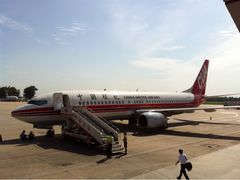 准备登机-中国联合航空