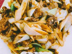 葱爆羊肉-桃子餐厅·天津菜(红星路直营店)