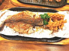 烤鱼-老东镇啤酒屋海鲜加工·蒸汽海鲜·海鲜烧烤(台东店)