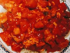 虾仁番茄炒蛋拌面-七八冷面·延边朝鲜族美食(圣熙八号店)