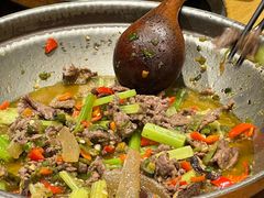 干锅肥肠-吃饭皇帝大·土家民族菜(温州万象城店)