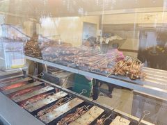 面包甜点陈列柜-老黄记手撕烤兔(玉林街店)