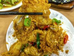 椒盐牛蛙-众源美食(光复阁店)