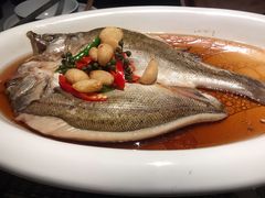 葱椒鲈鱼-绿茶餐厅(同成街华联店)