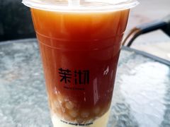 冰激凌红茶加芋圆-茉沏(万科美好广场店)
