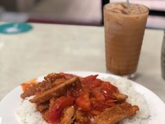 番茄猪扒饭-好好滋味茶餐厅