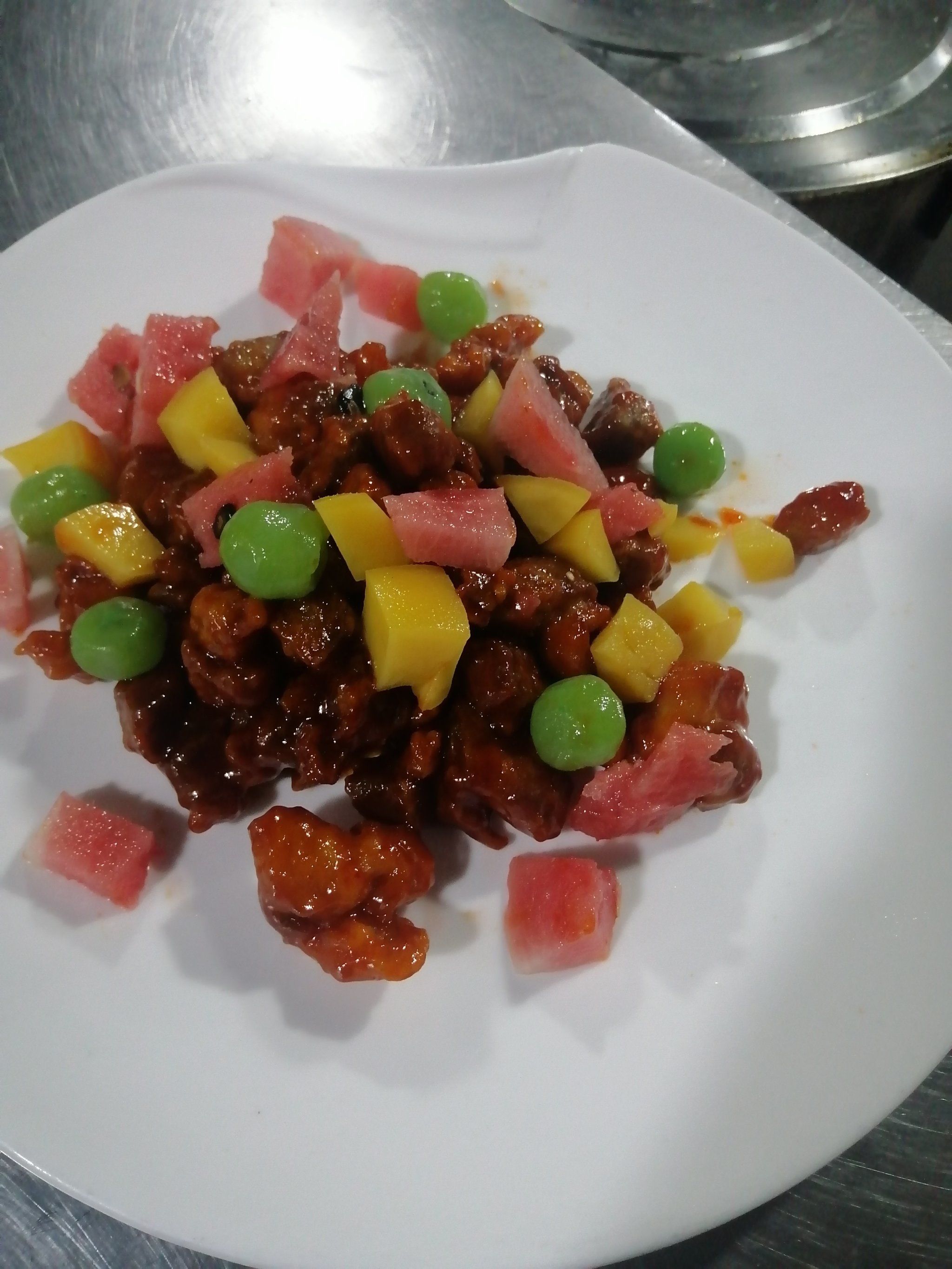 惊喜连连,高老庄水果咕咾肉,让我大开眼界