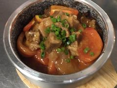 石锅番茄焖牛腩-九毛九西北菜(百信广场店)