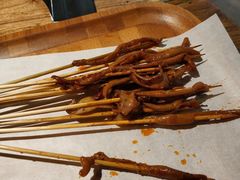 铁板滚石鸭肠-铁人烧烤(北京店)