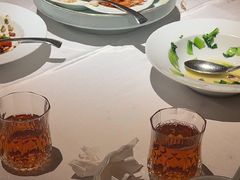 油爆河虾拼奶香柠檬牡丹虾丸子-杭州新新饭店·1913餐厅