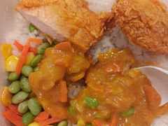 椰香咖喱鸡腿饭-德克士(唐龙店)