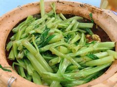 澳门虾酱啫通菜梗-天宝食坊·啫啫煲大排档(西华路店)